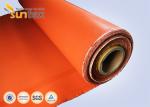Easy to cut, no flyer Silicone Coated Fiberglass for Welding protection, thermal