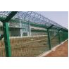 Buy cheap Y Post Airport Security Fencing 50x200mm Welded Razor Wire Mesh from wholesalers