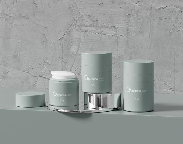 Buy cheap PP Airless Cream Cosmetic Jars Empty Container For Cream 30ml 50ml 100ml YLD04A from wholesalers