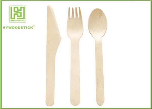 Taste Free Disposable Wooden Teaspoons Eco Friendly Disposable Tableware For