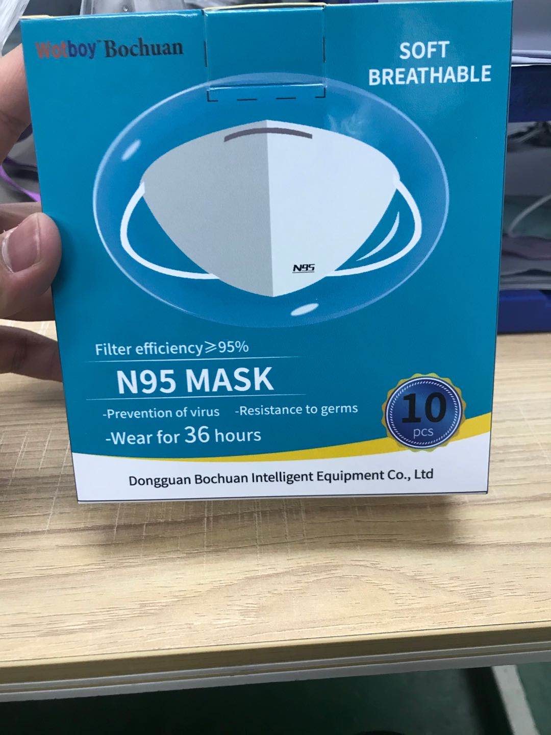 Hypoallergenic KN95 Dust Mask Soft Disposable Non Woven Face Mask