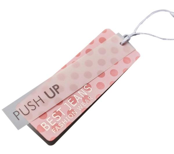 Buy cheap Lightweight PET Paper Hang Tags For Clothing , Sustainable Swing Tags from wholesalers