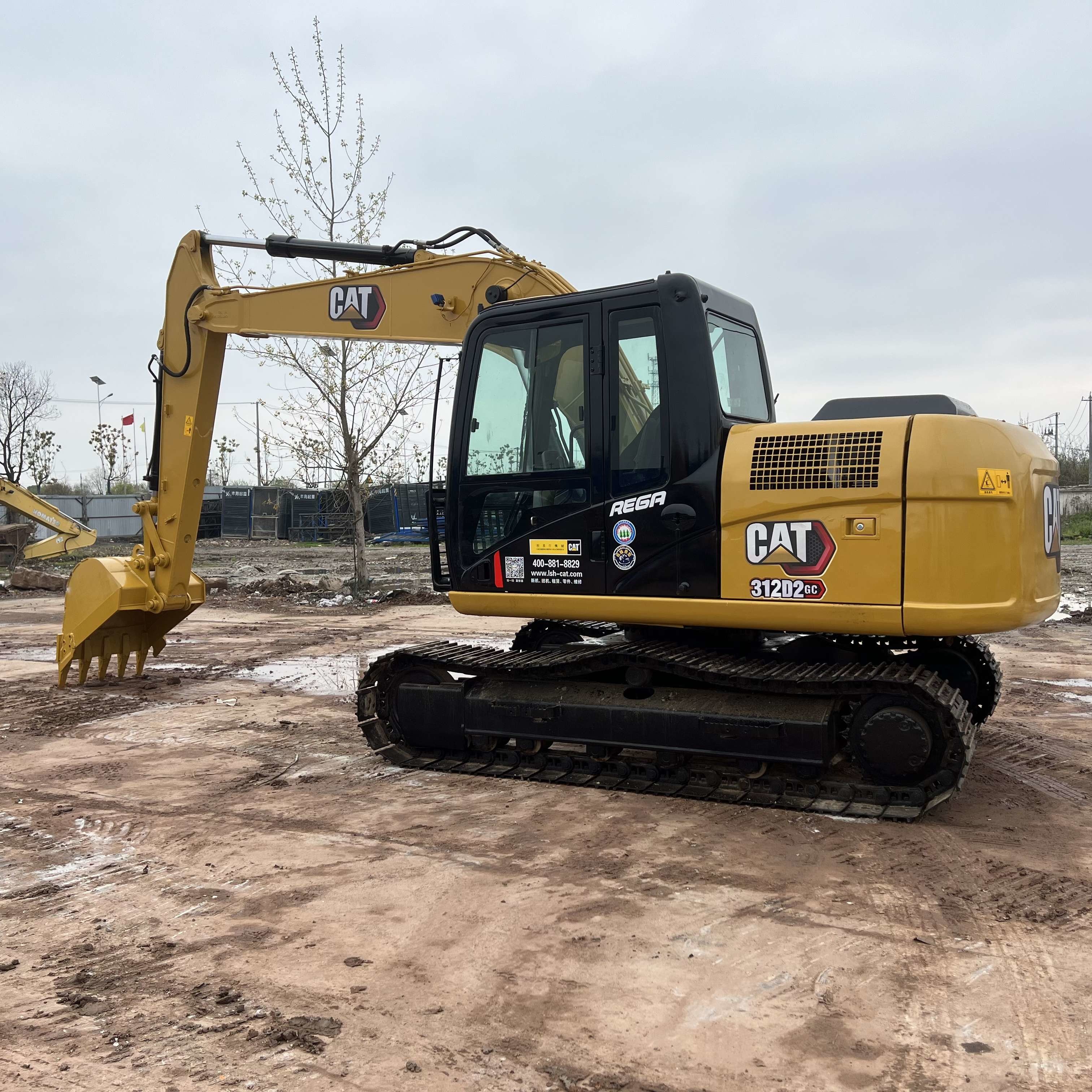 Used Caterpillar Excavator CAT 312D Secondhand 12ton Crawler Digger Japan