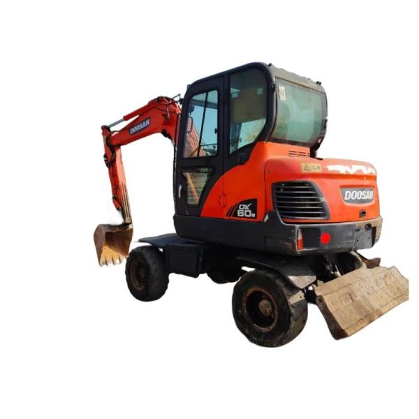 Buy cheap 0.21m3 Doosan Dx 60 Excavator Machine With 39.7KW Power 5700KG from wholesalers