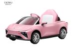 pink 12V10A Kids Ride On Toy CarWith Parental Remote Control
