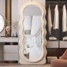 Buy cheap Velvet MDF Arched Standing Mirror Oversized Full Length Oem from wholesalers