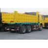 Buy cheap 10 Wheeler 6x4 Yellow Heavy Duty Dump Truck For Road Project Solution ZZ3257N3847A from wholesalers