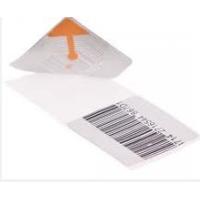 Buy cheap White Paper-thin EAS RF Label Deactivatable 8.2MHz for Retailing Merchandises product