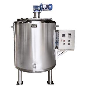 Wholesale Jacketed Heating Mixer Tank 350 Gallon Floor Cleaner Liquid Mixing Tank from china suppliers