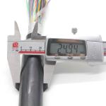 Telephone Jelly Filled Outdoor Armoured Cable Shielded STP Copper 26AWG