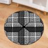 Buy cheap 3D Geometric Pattern Round Chair Mat Living Room Sofa Floor Carpet from wholesalers