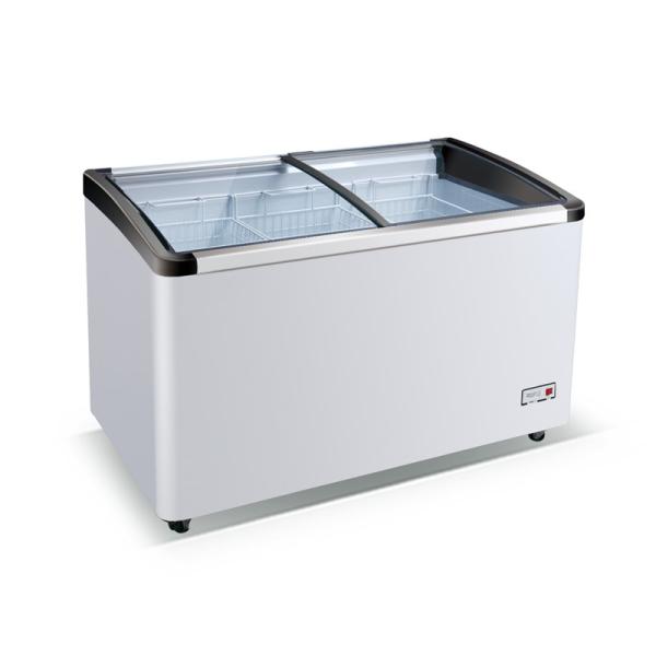 Buy cheap Direct Sale Price Ice Cream Display Freezer Island Refridgerators And Freezers with top sliding glass door from wholesalers
