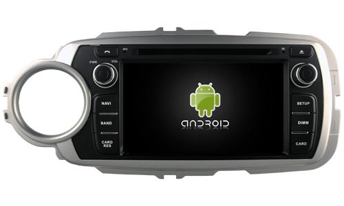 Buy cheap 7" Screen OEM Style with DVD Deck For Toyota Yaris 2012-2017 Android Car DVD GPS Multimedia Stereo from wholesalers