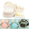 Buy cheap Eco-Friendly Disposable Party Supplies Gold Dot Pink Disposable Party Dinnerware Set from wholesalers