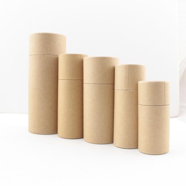Buy cheap Kraft Paper Tube Packaging , Food Grade Cardboard Cylinder Container For Tea from wholesalers