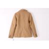 Buy cheap Stockpapa 57% Cotton 43% Laine Khaki Ladies Casual Blazer from wholesalers
