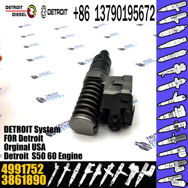 Common rail fuel injector 4991752 3861890 5234785 5235575 5237466 for Detroit