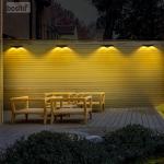 Solar Fence Lights Energy-saving Solar Lights for Gardens 1.2V 600mAh Battery