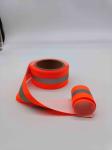 High Visibility Reflective Material Fabric Fluorescent Strips For Clothing