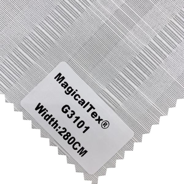 Buy cheap 220gsm Semi Blockout White Polyester Roller Fabric Blackout Rate 50% from wholesalers