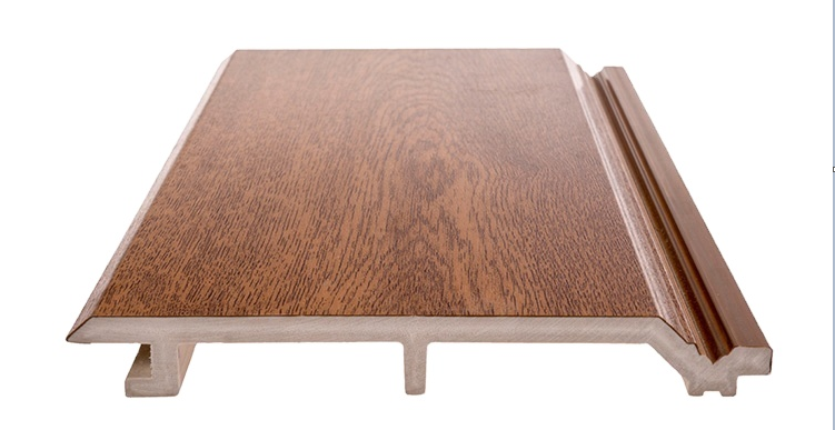 Outdoor Ceiling Decoration Wood Plastic Composite Eco PVC Wall Cladding in Modern Style