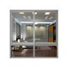 Buy cheap Powder Coated Aluminium Window Profiles Black Color ISO Certification from wholesalers