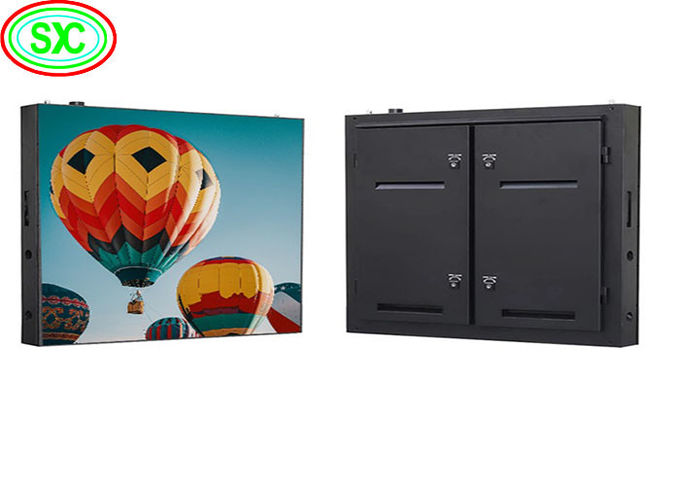 Outdoor Waterproof And Moistureproof Solid/Iron Box HD 250*250mm P4.81 LED Advertising Screen