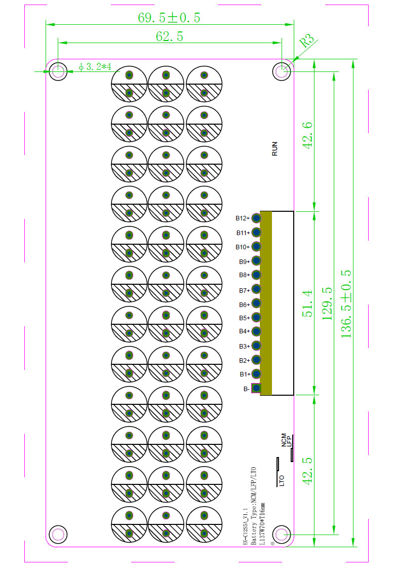 5.5A 12S Active Equalizer Balancer Lifepo4 Lithium Ion LTO Lithium Battery
