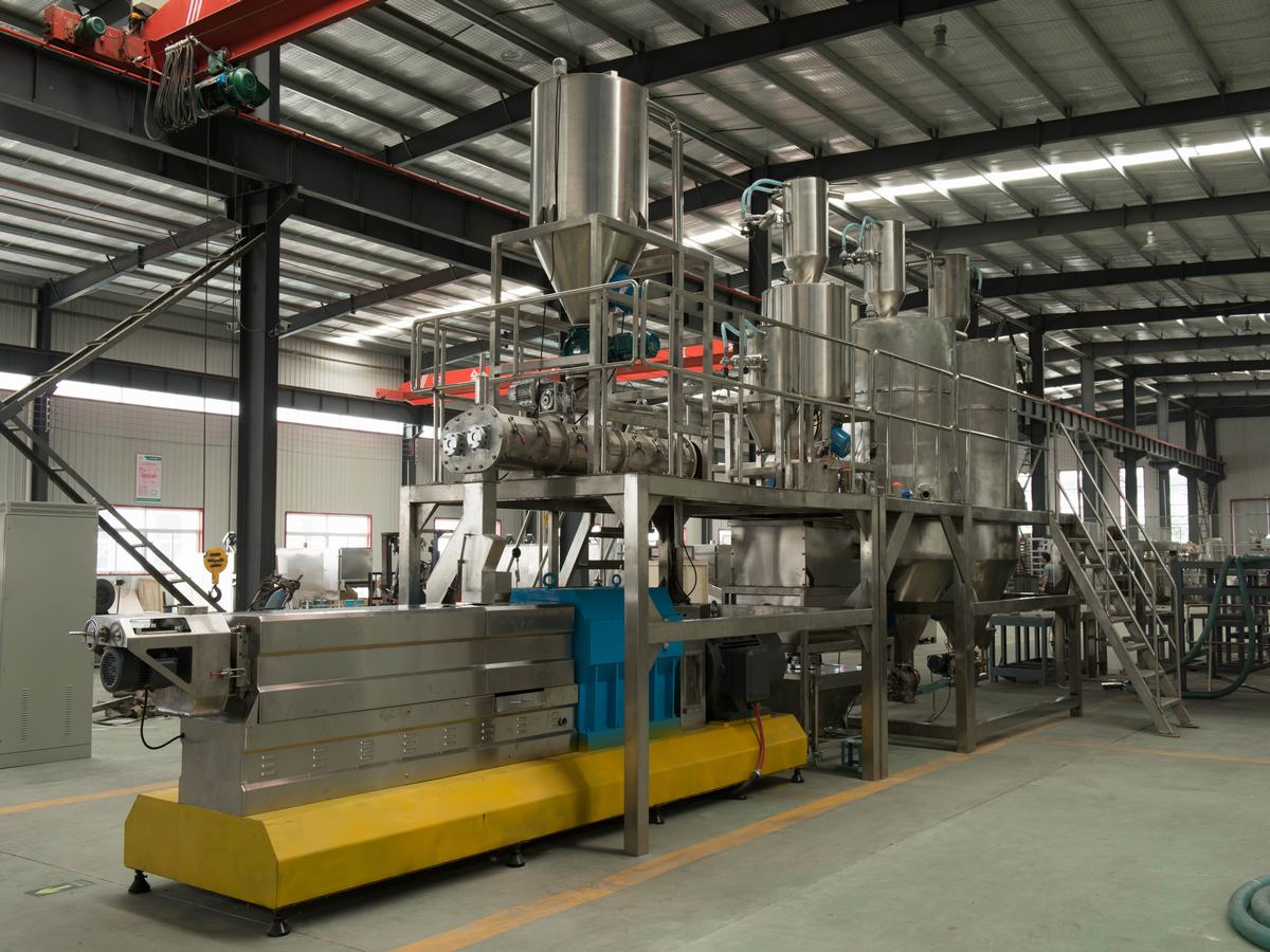 200-260kg/h Double Screw Food Extruder Floating Fish Feed Production Line Machine