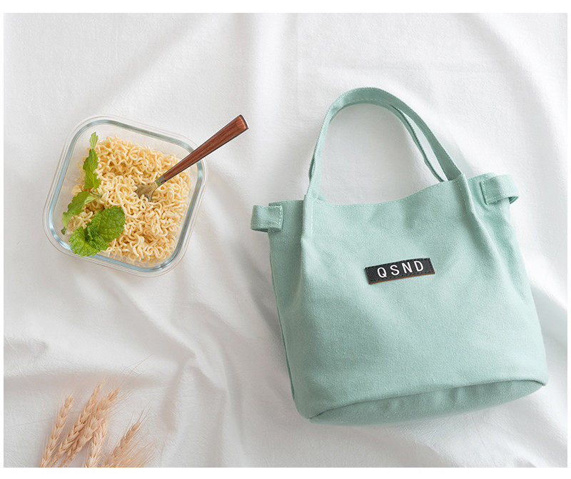 ISO Waxed Canvas H19Cm Insulated Lunch Cooler Bags