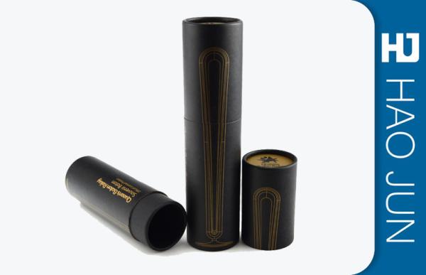 Buy cheap Black And White Paper Cardboard Cylinder Tubes For Wine Gift Packaging from wholesalers