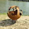 Buy cheap Manual Ignition Corten Steel Fire Pits 3mm Thickness For Outdoor Use from wholesalers