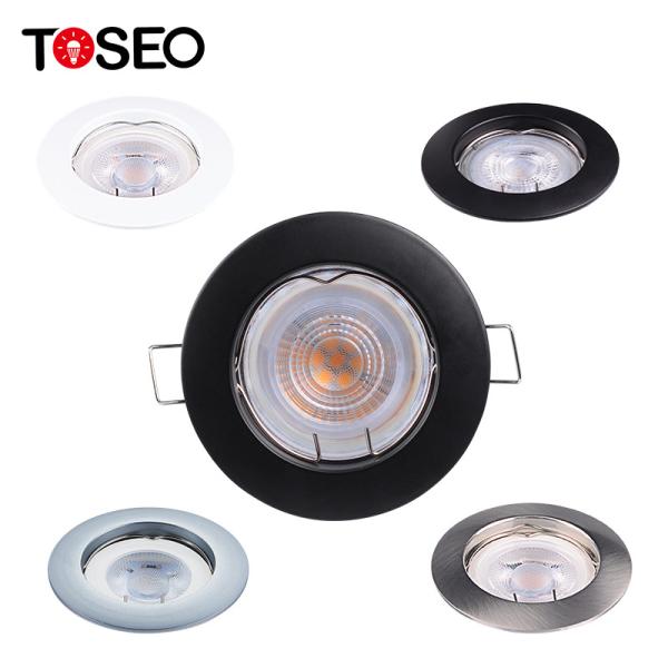 Buy cheap 63mm GU10 Downlight Fitting Timless Recessed Spot Light Fixtures Housing from wholesalers
