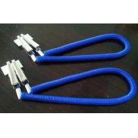 Buy cheap Imprinted logo on crocodile clip on two ends w/long spring coiled lanyard leash product