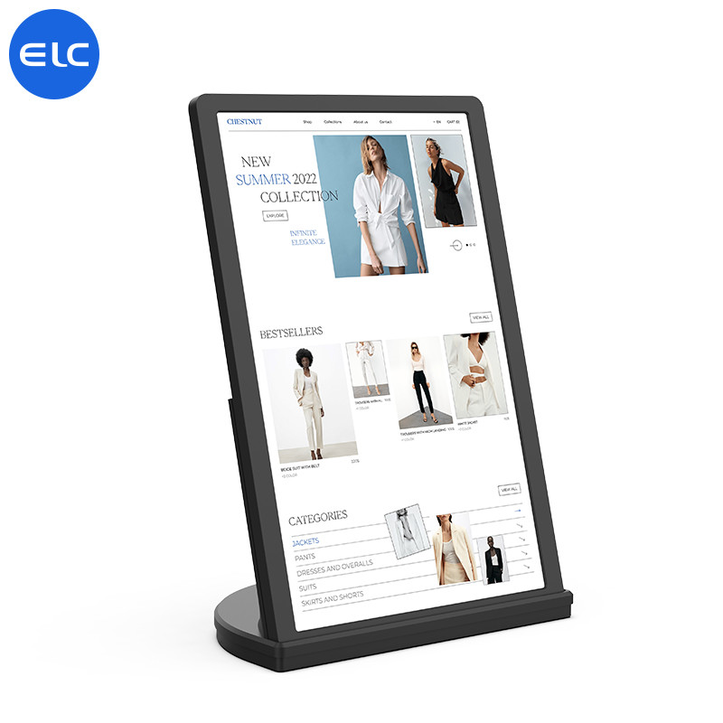Customized Wall Mount Digital Signage With Detachable Stand Narrow Bezel