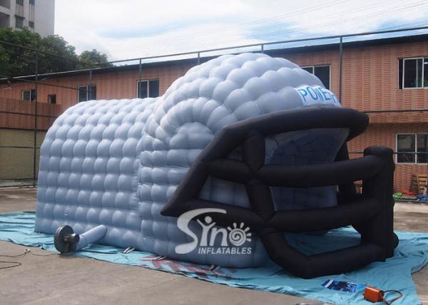 Buy cheap Commercial grade giant baseball inflatable helmet tunnel tent for sales from Sino Inflatables from wholesalers