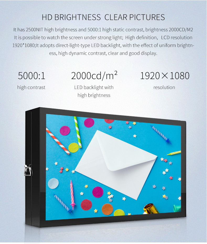 Outdoor Advertising Vertical Waterproof HD Digital Display Touch Screen Kiosk