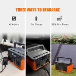 300W Free Solar Power Generator Portable Power Station Lifepo4 Battery 3.6kg
