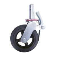 Buy cheap 8 inch scaffold caster cast iron wheels rubber caster wheels eagle frame 300kgs product