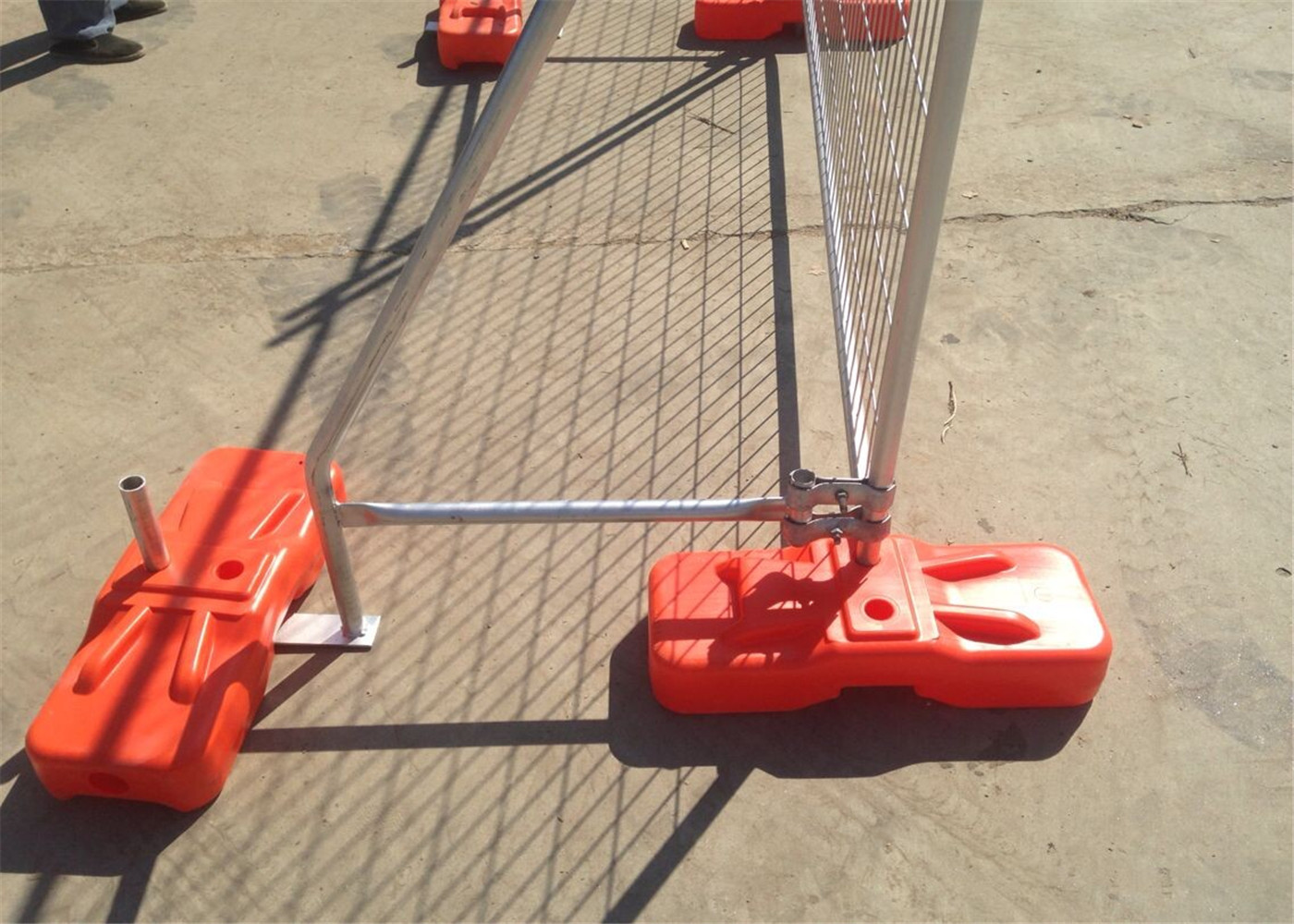 Zinc Coated Lightweight Temporary Fencing For Building Sites 2100mmx2400mm