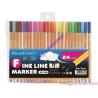 Buy cheap 24 colors watercolor fineliner, ultra fine tip, Promotional Colored Fineliner Pen from wholesalers