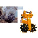 Buy cheap Double Head FAG Drum Cutter Excavator Q235B Rock Grinders Hydraulic from wholesalers