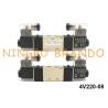 Buy cheap AirTAC Type 5/2 Way 1/4'' Double Coil Pneumatic Solenoid Valve 24VDC 220VAC 4V220-08 from wholesalers