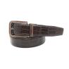 Buy cheap Soft Leather Reversible Belt For Men Black And Brown Dress Belt Rotate Buckle from wholesalers