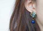 China Famous Designers Handmade Azure Stars Turquoise Germany Resin Woman
