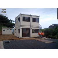 Buy cheap Glass Wool Double Container House Non - Combustible With Platform and Stairs product