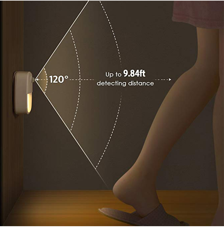 0.5W Stair Magnet Motion Sensor Wall Light Indoor Cordless Battery Powered