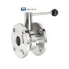 Buy cheap Stainless Steel Sanitary 304 316 DN150 Butterfly Valve 3A DIN from wholesalers