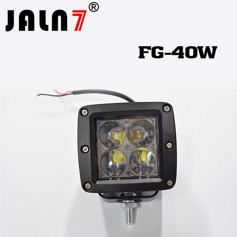Led Work Light JALN7 40W Lens Car Driving Lights Fog Light Off Road Lamp Car Boat Truck SUV JEEP ATV Led Light