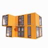 Buy cheap s Modern Double-Story Glass Walls Container House using 50/75/100mm Wave Sandwich Panel Detachable Collapsible Steel Van for Office from wholesalers